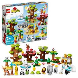 LEGO® DUPLO® Animais Selvagens do Mundo 10975 Brinquedo de construção; set da vida selvagem para crianças e pré-escolares com mais de 2 anos (142 peças)