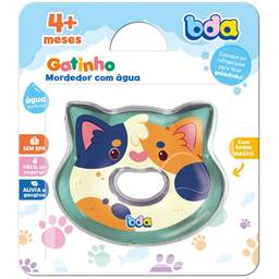 Gato & Cachorro - Mordedor com água - Toyster Brinquedos, Multicolorido