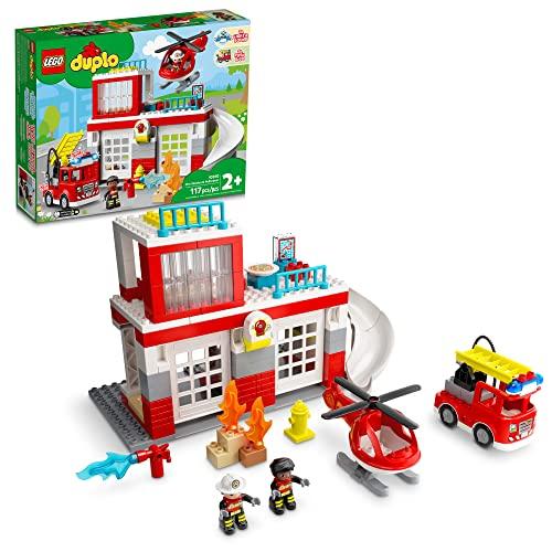 LEGO® DUPLO® Resgate Delegacia de Polícia e Helicóptero 10970 Brinquedo para Construir (117 peças)