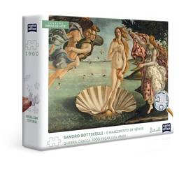 Sandro Botticelli - Nascimento de Vênus - Quebra-cabeça 1000 peças - Toyster Brinquedos, Multicolorido