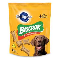 Biscoito Pedigree Biscrok Para Cães Adultos Raças Grandes 500 g