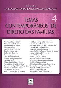 Temas Contemporâneos De Direito Das Famílias - Vol 4