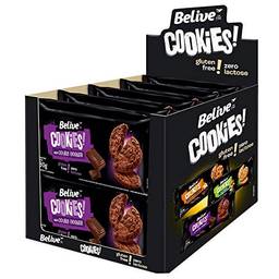 Display Cookie Double Chocolate sem Glúten sem Lactose Belive 10 Unidades de 80G