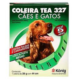 Coleira Antipulgas e Carrapatos para cães TEA - Média 28g