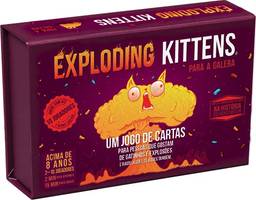Galápagos Jogos Jogo de Cartas Exploding Kittens: Para a Galera, Multicolor