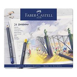 Lápis de Cor Goldfaber 24 Cores, Faber-Castell