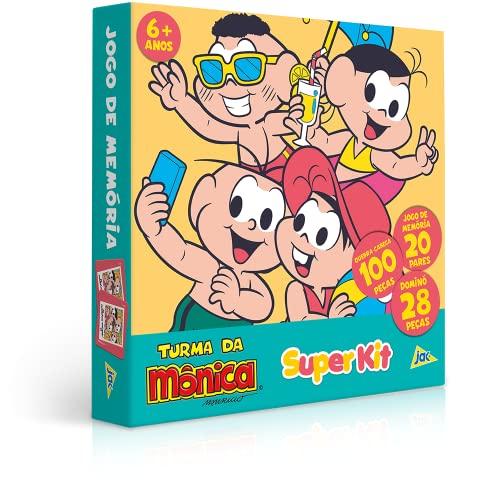 Turma da Mônica - Super Kit - 3 jogos em 1 - Toyster Brinquedos