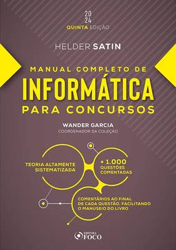 Manual Completo de Informática para Concursos - 5ª Ed - 2024