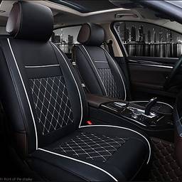 Houshome 1 pcs Almofada de assento de carro universal de luxo em couro PU Almofada de suporte para carros Acessórios para carros