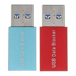 SOLUSTRE 2PCS USB Data Blocker USB Data Roubo Defender Juice Jacking Prevention Defender