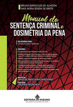Manual da Sentença Criminal e Dosimetria da Pena