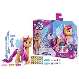 Figura My Little Pony Penteados com Fitas - Sunny Starscout 15 cm com Acessórios - F3873 - Hasbro