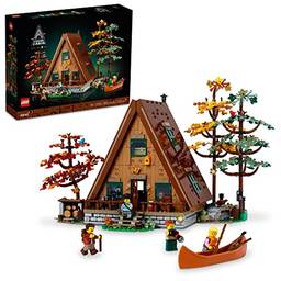 LEGO® Ideas Chalé de Estrutura Triangular 21338 (2082 peças); Kit de Construção para Adultos