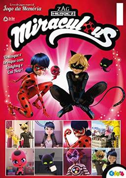 Ladybug - Livro de jogos especial - Jogo da memória 01: Destaque e brinque com Ladybug e Cat Noir!