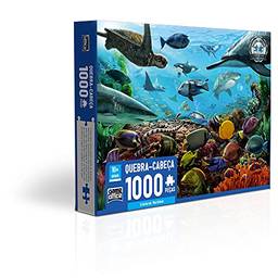 Criaturas Marinhas - Quebra cabeça 1.000 peças, Toyster Brinquedos