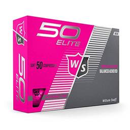 Wilson Bola de golfe Staff Fifty Elite, rosa
