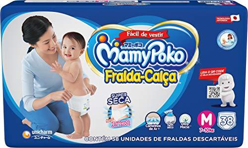 Fralda-Calça MamyPoko Tamanho M, 38 unidades