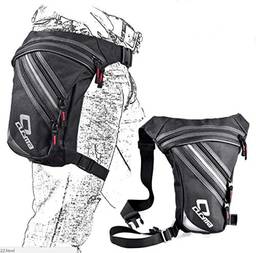 Saco da cintura, bolsa de perna, bolsa tática bolsa de ombro multifuncional para mensageiro, motocicleta, bicicleta, ciclismo, ao ar livre Esporte