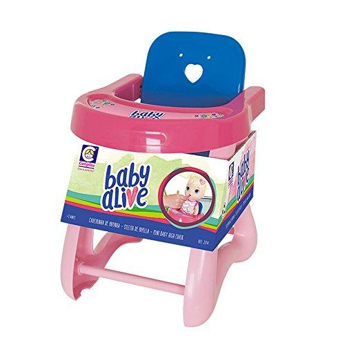 Baby Alive Mini Cadeira Papinha Cotiplás Rosa/Azul