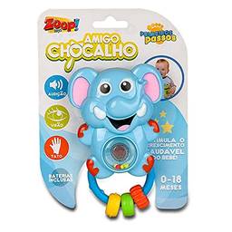 Chocalho Infantil Amigo Elefante, Zoop Toys, Multicor, ZP00014