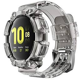 Pulseira Capa SUPCASE [Unicorn Beetle Pro] Series para Galaxy Watch Active 2 44mm (Geada preta)