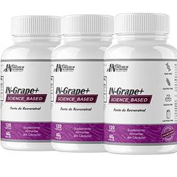 Combo 3X IN-Grape+ (Fonte de Resveratrol 360 Cápsulas) Imperium Nutrition