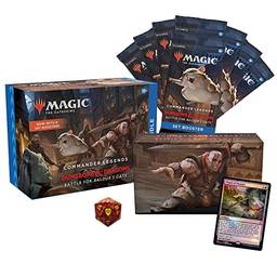 Magic The Gathering - Commander Legends: Batalha pelo Portal de Baldur | 8 boosters da coleção + acessórios - Inglês, Multicolor