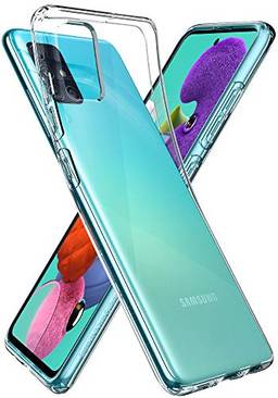 Spigen Capa Liquid Crystal Projectada para Samsung Galaxy A51 - Transparente