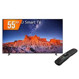 Smart TV LED 55" Ultra HD 4K LG 55UQ801C0SB Wi-Fi Bluetooth HDR ThinQ AI c/Smart Magic Google Alexa