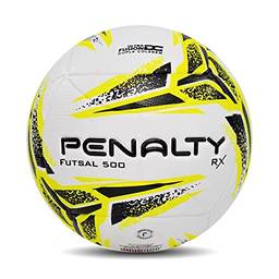 Bola De Futsal Penalty Rx 500 Xxiii Branco/amarelo/preto 5213421810-u