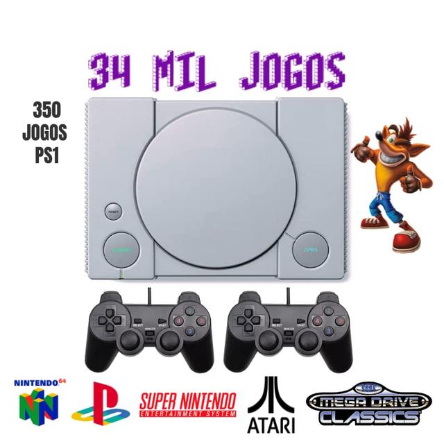 Mini Playstation Super 3D Games Retro com 34 mil jogos Retro