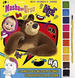 Masha e o Urso Livro para Pintar com Aquarela