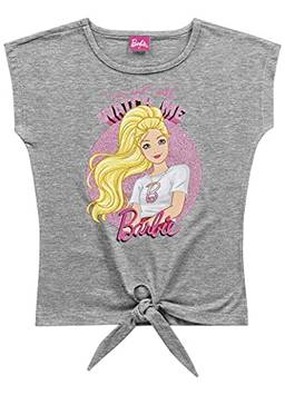 Blusa Barbie, Meninas, Fakini, Cinza, 8