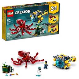 LEGO® Creator 3 em 1 Missão do Tesouro Afundado 31130 Kit de construção (522 peças)