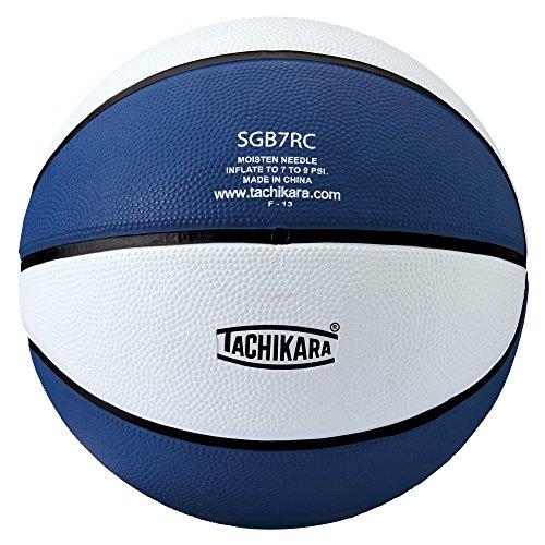 Tachikara Bola de basquete colorida com tamanho regulável, azul-real