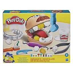 Conjunto Massinha Play-Doh Brincando de Dentista, para crianças a partir dos 3 anos - F1259 - Hasbro