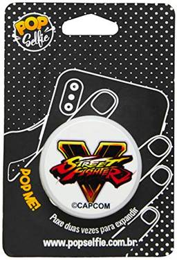 Apoio para celular - Pop Selfie - Original Street Fighter V Ps42, Pop Selfie, 151128, Branco