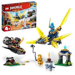 LEGO Set Ninjago 71798 Combate pelo Dragao Bebe de Nya e Arin 157 peças