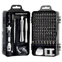 Daseey Conjunto de chaves de fenda 115 em 1 alongar kit de chaves de fenda multifuncionais assistir celular consertando kits de ferramentas manuais