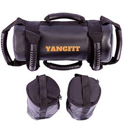 YANGFIT Power Bag 5 Kg, Ajustável, Bolsa de Treino Funcional, Multicor, 15cm altura x 15cm largura x 35cm comprimento