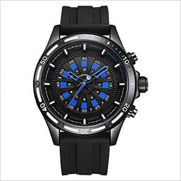 Relógio Masculino Weide Analógico WH-7308 - Preto e Azul