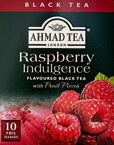 Chá Preto Raspberry Indulgence Ahmad Tea London 10 Unidades de 20g