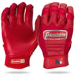 Franklin Sports Par de luvas de rebatedor de softbol CFX FP, vermelho, feminino GG