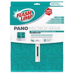 Pano Microfibra para Chão com Furo 80 X 100 Cm Flash Limp Flp7283 Verde Esmeralda