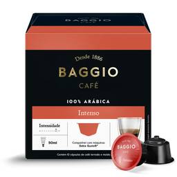 Cápsulas de Café Baggio Café Intenso, compatível com máquinas Dolce Gusto, contém 10 cápsulas