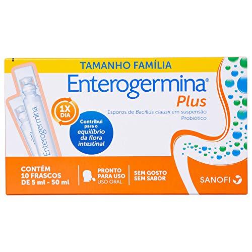 Probiótico Enterogermina Plus, 10 unidades de 5 ml