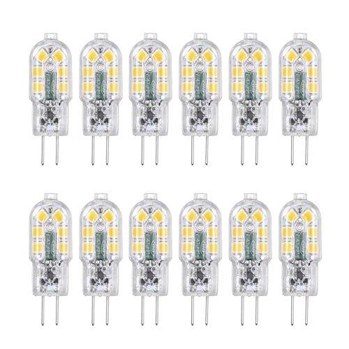 Lâmpada, Romacci AC/DC 12V 3W G4 Lâmpada LED Substituição equivalente de lâmpada halógena de 30W Base de dois pinos de economia de energia Substituição da lâmpada à prova de estilhaçamento 360 ° Âng
