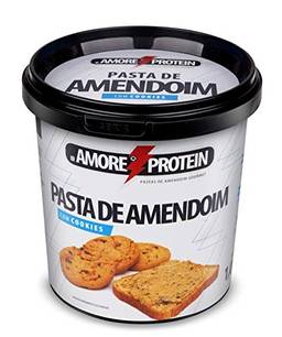 Pasta de amendoim integral c/ Cookies - RB Amore Protein - Pote 1,01kg
