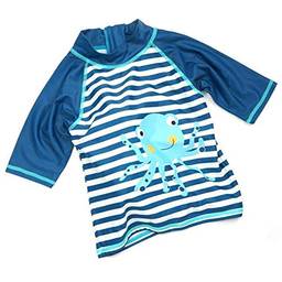Camiseta Infantil com Proteção UV Polvo 3-4 anos, Blade and Rose, Azul