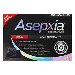 Sabonete Detox 80G, Asepxia